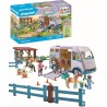 Playmobil - Horses of Waterfall 71493 Trasporto Cavalli e stalla, apprendimento giocoso dell equitazione, avventurati al Waterfa