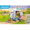 Playmobil - Horses of Waterfall 71493 Trasporto Cavalli e stalla, apprendimento giocoso dell equitazione, avventurati al Waterfa
