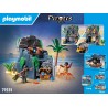 Playmobil - Pirates 71531 Isola del Teschio, Avventura emozionante sull Isola del Teschio di Cristallo, Incluso Il Pirata e Il P