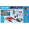 Playmobil - Pirates 71532 Pirata e Mostro Marino, Epica Battaglia Marina, Incluso Cannone, Proiettile Gancio Rampino e sciabola,