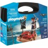 Playmobil - Valigetta 5655 con Zattera del Pirata, PM6559