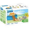 Playmobil - Junior 71681 Arca di NoÃ¨ portatile, inclusa rampa e nove animali, giocattolo sostenibile realizzato in plastica di 