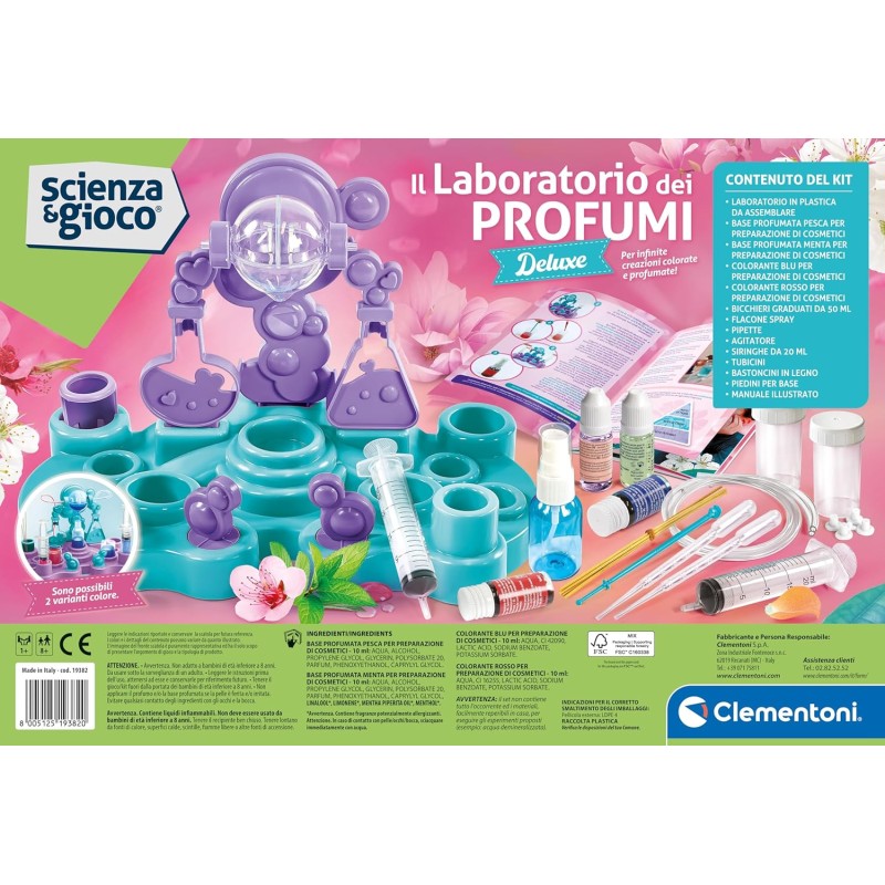 Clementoni Lab Deluxe-Gioco Scientifico Anni, Laboratorio