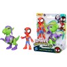 Hasbro - Marvel Spidey e i Suoi Fantastici Amici, Dino-Web, Set di Action Figure di Spidey e Goblin Raptor