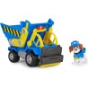 Spin Master - Rubble &amp; Crew, Veicolo da lavoro di Wheeler, Camion ribaltabile con parti mobili e personaggio da collezione, 