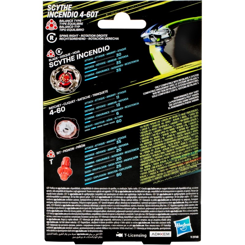 Calze Beyblade Burst Per Bambini, Confezione Da 6, Taglie 23/26, 27/30, 31/34, Misto Cotone
