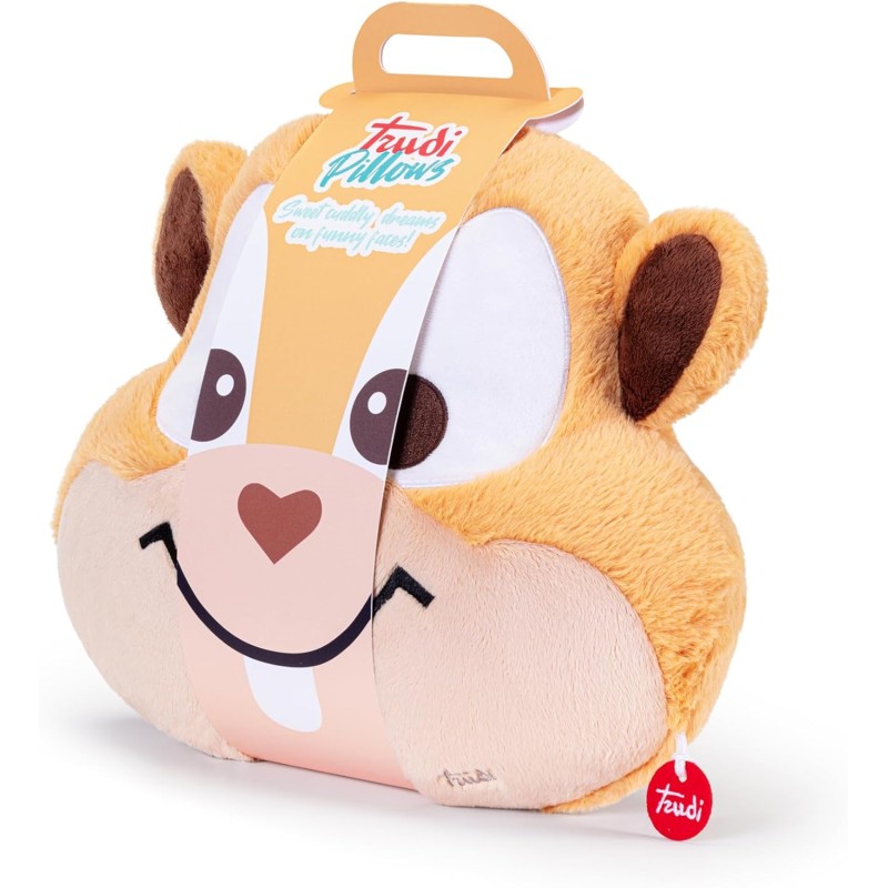 Trudi Cuscino Castoro cuscini di peluche da arredo decorativi