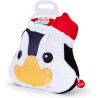 Trudi - Cuscino Pinguino Xmas cuscini di peluche da arredo decorativi animali, regalo di compleanno | 38x36x9cm taglia M | Pillo