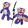 Simba - ScreamerZ Scimmietta Viola, 10595333, +5 anni, con 3 suoni diversi, agitalo e scuotilo, morbida pelliccia, 105953333