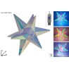 Stella Luminosa 40 cm Rainbow con Luci