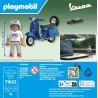 PLAYMOBIL - Cars 71622 1969 Vespa 150 Sprint Veloce, blu, modello fedele per collezionisti e appassionati, comprende accessori v