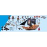 PLAYMOBIL - Pirates 71530 Galeone dei pirati, emozionante battaglia navale e ricerca del tesoro segreto, inclusi cannoni, proiet