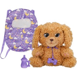 IMC Toys - BABY PAWS Labradoodle, Cucciolo Interattivo di Peluche che Reagisce ai Vostri Input, Portatelo con voi, Giocattolo Re