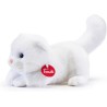 Trudi - Gatto Brad bianco Regalo compleanno o Natale, gattino felino in peluche | 16x19x22cm taglia S | Classici gatti | modello