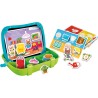 Clementoni - Sapientino Valigetta Casetta Gioco Educativo Montessori 2 Anni per Imparare Nuove Parole, Lavagna Magnetica e Tesse