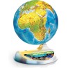 Clementoni - Sapientino Esploramondo Luminoso - Globo Interattivo Parlante, Mappamondo Bambini, Gioco Educativo 7 Anni, Elettron