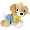 Clementoni - Baby Cagnolino Gattona Con Me - Peluche Interattivo Parlante Italiano, Canzoncine e Filastrocche, Gioco Bambini 6 M