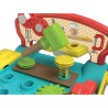 Clementoni - Baby Workbench-Banchetto Lavoro Attrezzi in Legno, Tavolino Bambini con Martello e Cacciaviti, Gioco Montessori 1 A