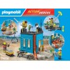 PLAYMOBIL - Action Heroes Promo Pack 71650 Cantiere, con tre personaggi, gru mobile e tanti accessori inclusi, PM71650