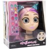 Nice Group - Influencer Make Up Doll, Testa da Truccare e Pettinare con Occhi Cambia Colore per Bambine Influenzare Trucchi, 920