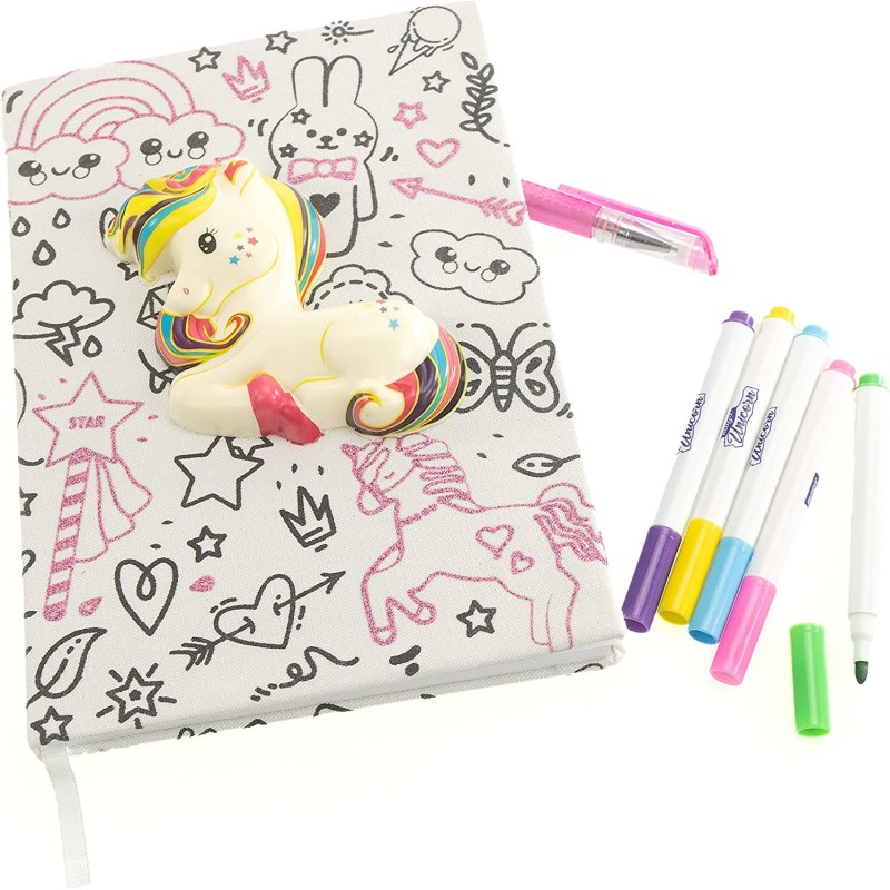 Nice Group MAGIC UNICORN Diario Morbido, Agenda Squishy da