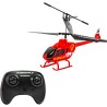 ODS RADIOFLY, Kansas, Elicottero Radiocomandato, 4 Funzioni, Luce LED e Ricarica USB, Lunghezza 21 cm, Colore Rosso e Arancio, 4