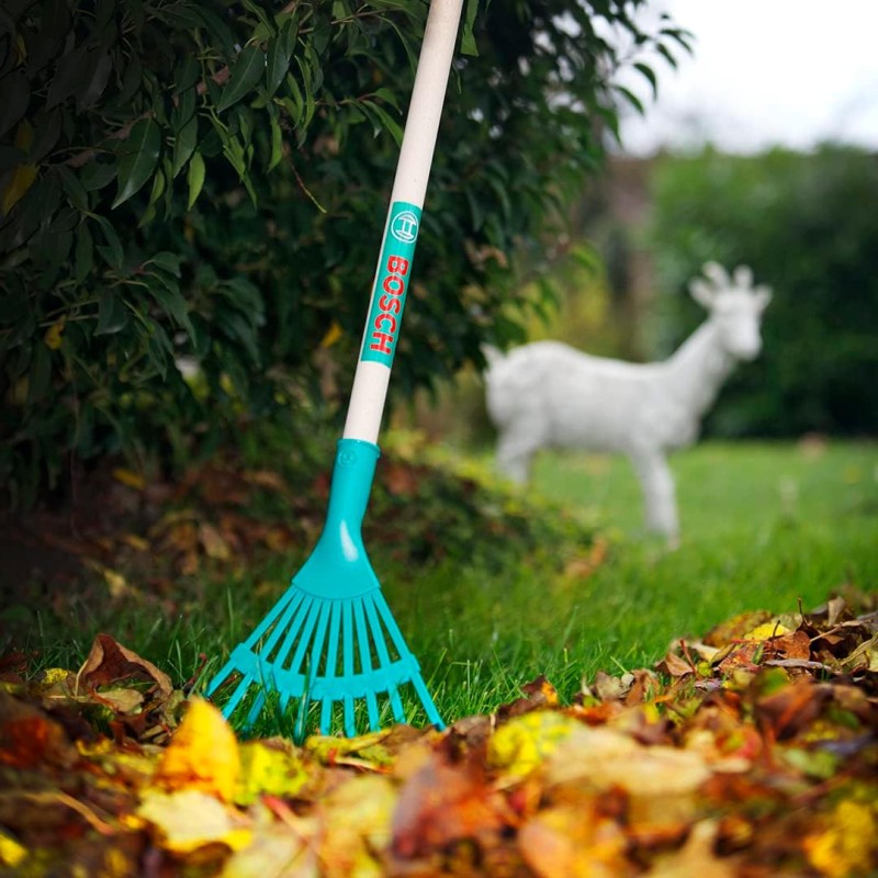 Rastrello da giardino, rastrello da giardino con 5 denti in metallo, efficiente rastrello a mano Rastrello da giardino, rastrello da giardino con 5 denti in metallo, efficiente rastrello a mano