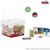 Theo Klein - 7215 Scatola Piccola Piena di Prodotti francesi I con scatole e barattoli per Il Negozio I Giocattolo per Bambini d