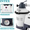 Intex 26642 Pompa a Sabbia, Flusso d Acqua 3.500 l/h, Flusso di Sistema 2.000 l/h