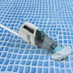 Intex - Aspiratore Vacuum Ricaricabile ZR200 per Piscine e Spa, con Asta 280 cm e Due Teste 28628