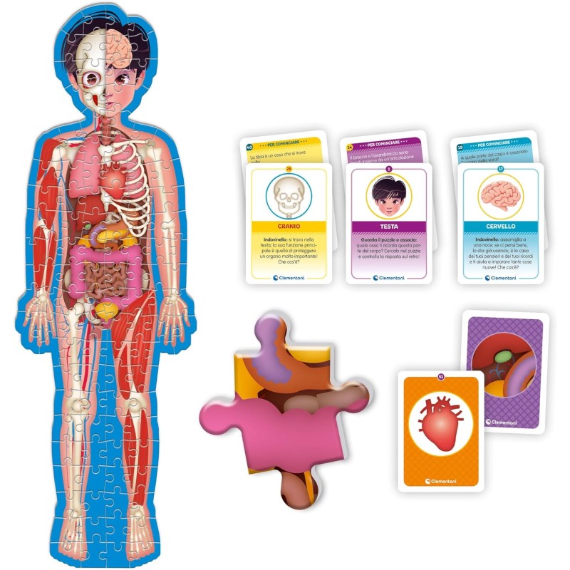 Clementoni Sapientino più Il Corpo Umano 16471 Gioco Educativo
