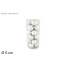 BOX 24 PALLE 6 CM SILVER