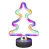 Albero Christmas decorative illuminated tree 93 LED NEON colorful 24 x 18 cm, 450232