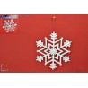 FIOCCO DI NEVE DA APPENDERE 25cm