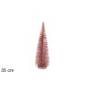 ALBERO GLITTERATO ROSA 35cm