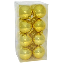 BOX 16 PALLE 7 CM LUCIDE ORO