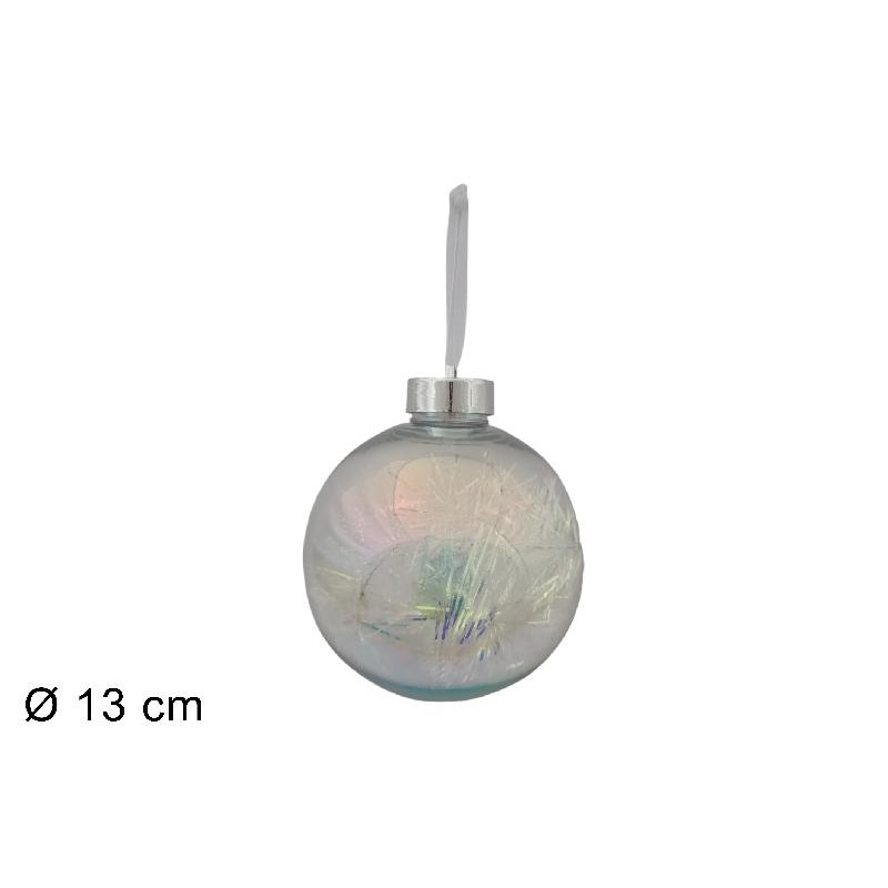 Palla Ø 13 cm Rainbow con fili