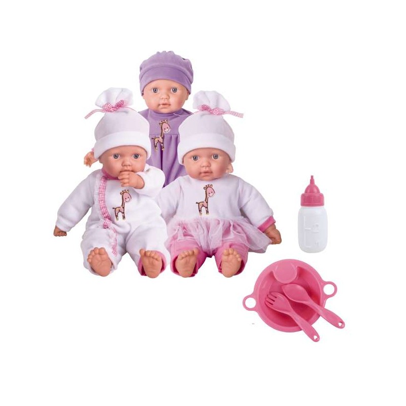 COCCOLE e BACI - Bebè cm40 Set Pappa