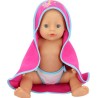 Coccole e Baci - Bebè parlante 43cm con accappatoio, GGI190279