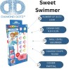 A di Arte - DIAMOND DOTZ® Dotzies Sweet Swimmer, trapano parziale, Dotz circolare, kit per pittura con diamanti, kit di arte con