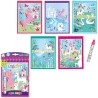 A di Arte - Acqua Magic Animali libro Unicorno con penna ad acqua, POS240215
