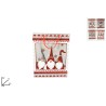 BUSTA REGALO GNOMO DI NATALE 33x42x11 CM, 4 ASSORTIMENTI