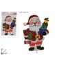 BABBO NATALE CARTONCINO 35 CM BUONE FESTE