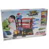 FAST WHEELS - Autosilo Car Wah Garage con 4 Veicoli Die Cast
