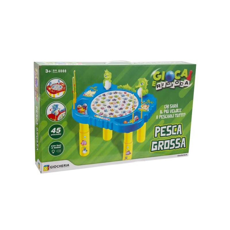 GIOCA e RIGIOCA - Pesca Grossa fino a 4 Giocatori GIOCA e RIGIOCA - Pesca Grossa fino a 4 Giocatori