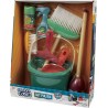 Giochi di Casa - Gioco Set Pulizie 10 Pezzi con Secchiello in Tronetto - GGI220030