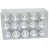 BOX 30 PALLE 6 CM LUCIDE SILVER
