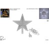 PUNTALE STELLA 30 LED GIOCO LUCI 220V BIANCO