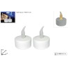 SET 2pz LUMINO FIAMMA TEALIGHT CON BATTERIA