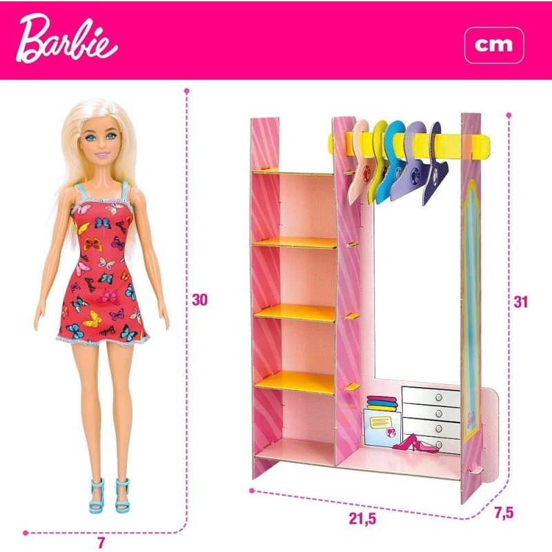 Lisciani Giochi Barbie Fashion boutique con bambola 76918 - Main Image